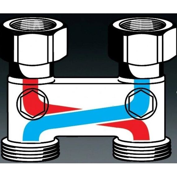 Oventrop крестообразный узел угловой, фото 3