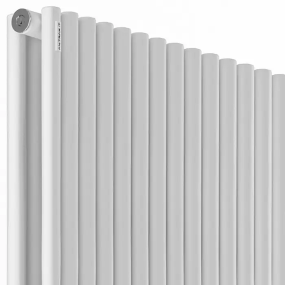 Трубчастий вертикальний радіатор Antrax AV25d (Білий; Дворядний), Висота точна: 1800, Довжина точна: 512, фото 3