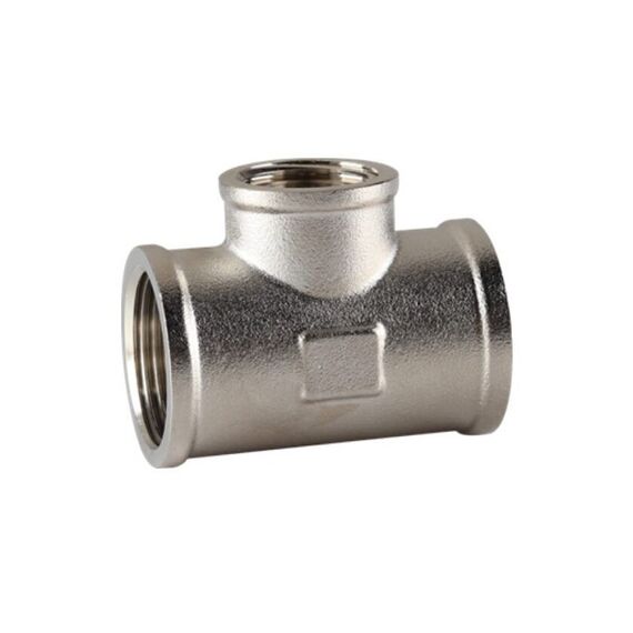 Тройник никель ASG+ (ВР-ВР-ВР), Размер: 1/2