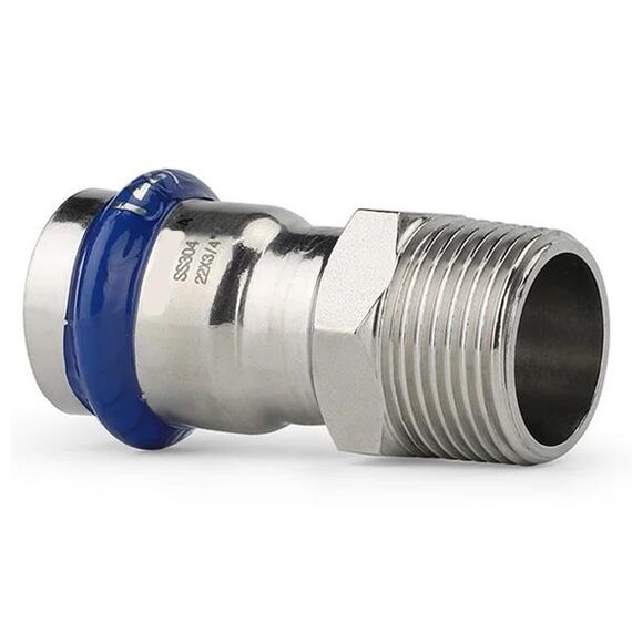 Перехідник з зовнішньою різьбою ASG INOX, Розмір: 15-1/2