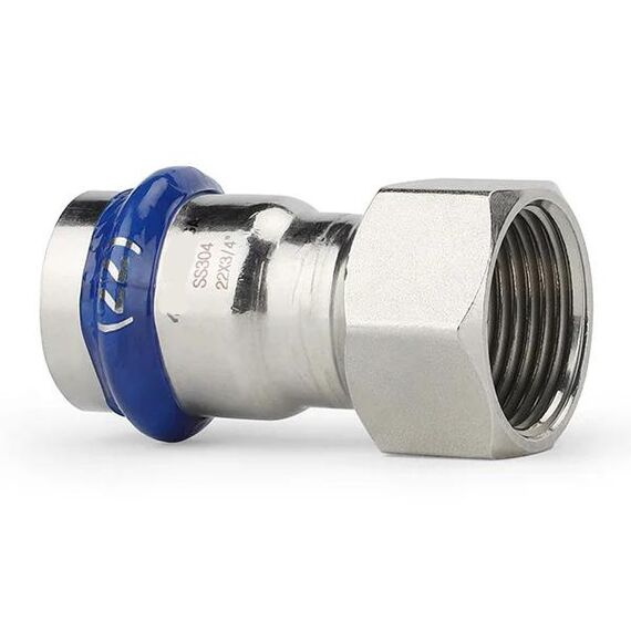 Перехідник з накидною гайкою ASG INOX, Розмір: 15-1/2