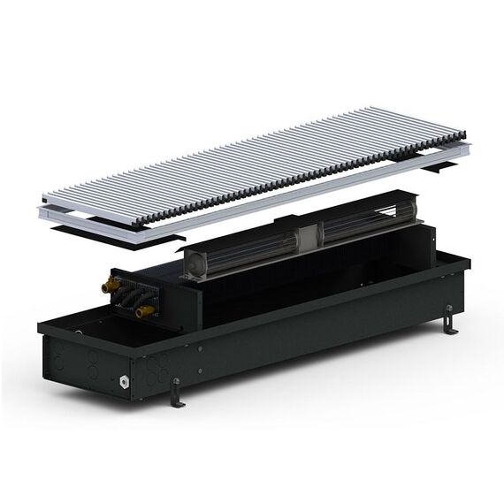 Carrera 4SV2 | Внутрішньопідлоговий конвектор (примусова конвекція), Висота точна: 110, Ширина: 280, Довжина точна: 1000