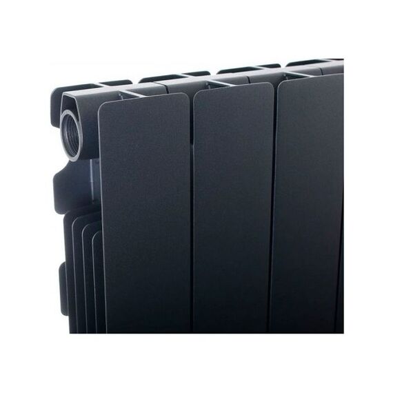 Алюмінієвий радіатор Fondital Blitz Super B4 Black Coffee, Висота точна: 500, Довжина точна: 480, фото 2