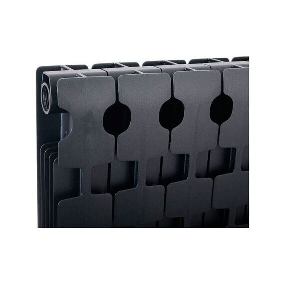 Алюмінієвий радіатор Fondital Blitz Super B4 Black Coffee, Висота точна: 500, Довжина точна: 480, фото 8