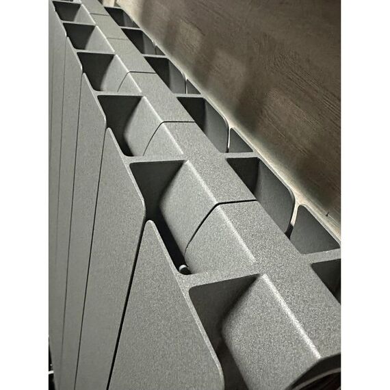 Алюмінієвий радіатор Fondital Blitz Super B4 Graphite 3r, Висота точна: 350, Довжина точна: 640, фото 3