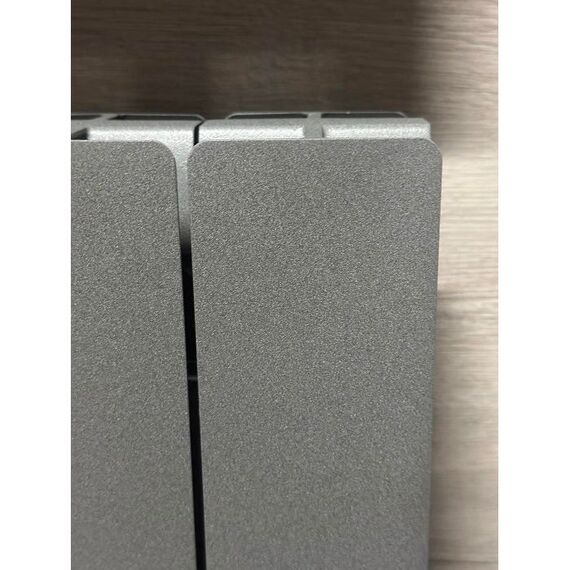 Алюмінієвий радіатор Fondital Blitz Super B4 Graphite 3r, Висота точна: 350, Довжина точна: 640, фото 4