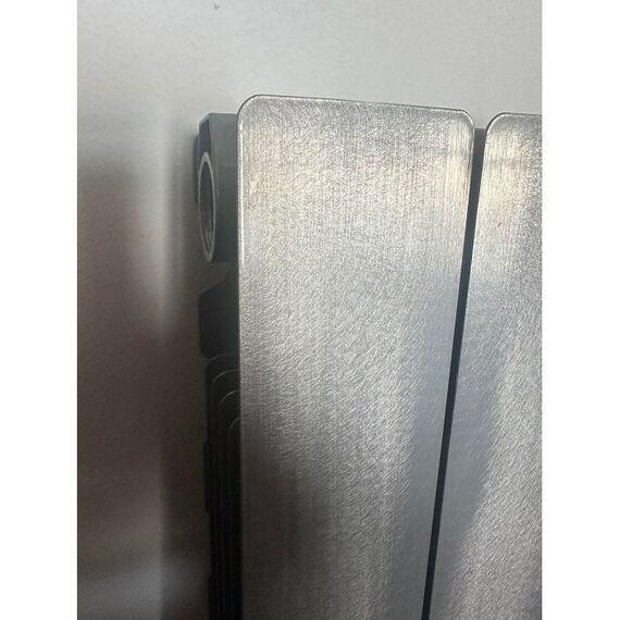 Алюмінієвий радіатор Fondital Blitz Super B4 Pure Metal, Висота точна: 350, Довжина точна: 640, фото 6