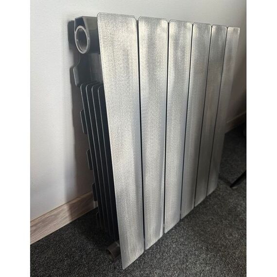 Алюмінієвий радіатор Fondital Blitz Super B4 Pure Metal, Висота точна: 350, Довжина точна: 640, фото 8