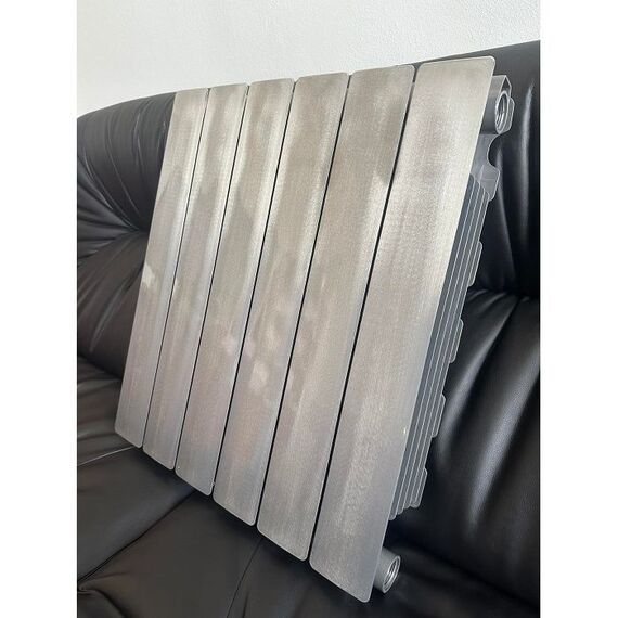 Алюмінієвий радіатор Fondital Blitz Super B4 Pure Metal, Висота точна: 350, Довжина точна: 640, фото 9