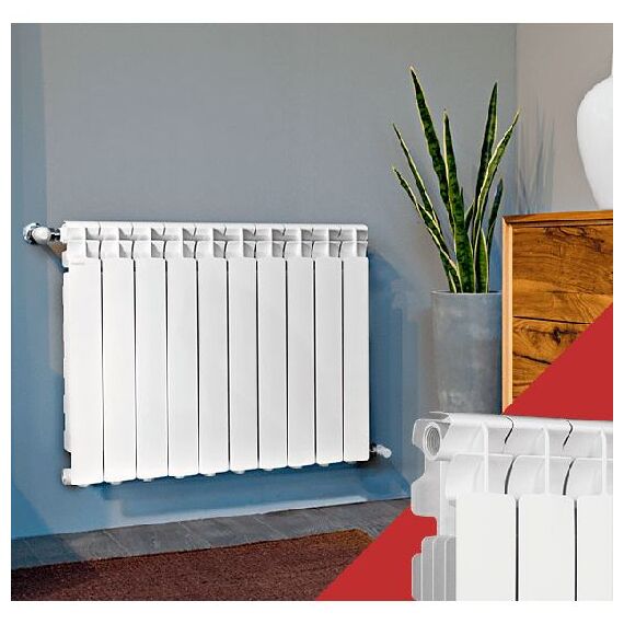 Алюмінієвий радіатор Fondital CALIDOR SUPER B4, Висота точна: 350, Довжина точна: 320, фото 3