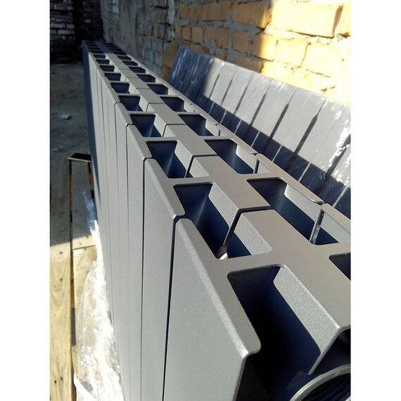 Алюмінієвий радіатор Global Vip, Висота точна: 350, Довжина точна: 320, фото 4