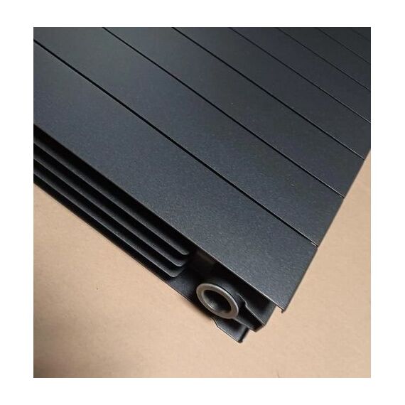 Алюмінієвий радіатор Global VIP black, Висота точна: 350, Довжина точна: 480, фото 4