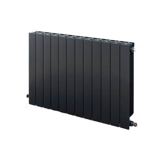 Алюмінієвий радіатор Global VIP black, Висота точна: 350, Довжина точна: 480
