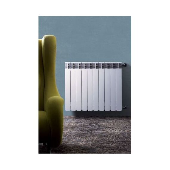 Алюмінієвий радіатор Radiatori 2000 Helyos R, Висота точна: 350, Довжина точна: 320, фото 2